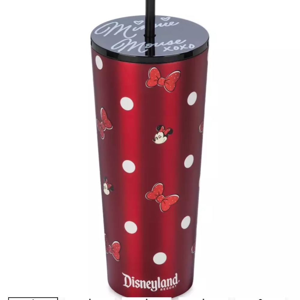 Disneyland Red Minnie Mouse Tumbler
